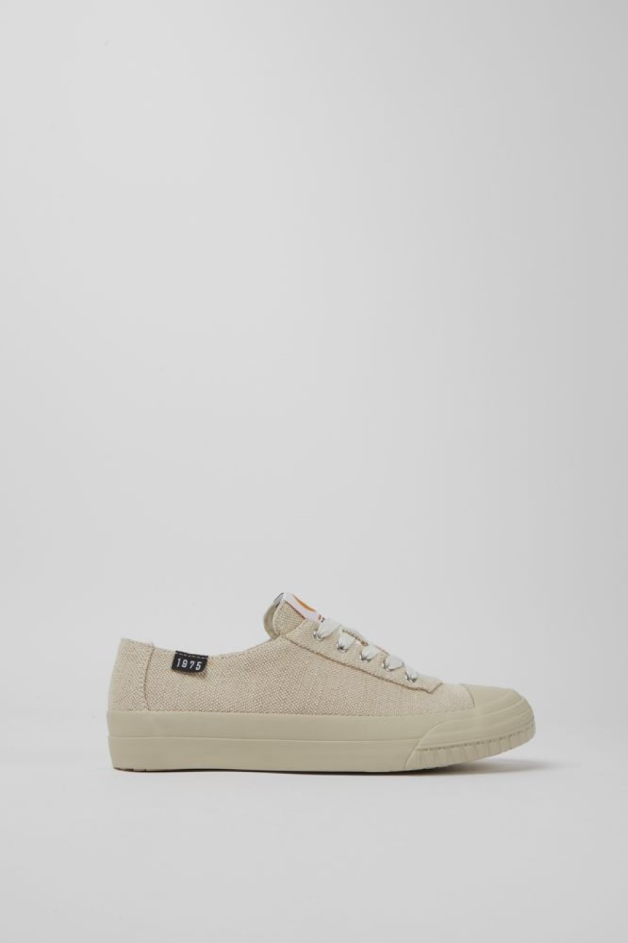 Women CamperLab Sneakers | Beige Recycled Hemp And Cotton Sneakers For Women