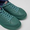 Women CamperLab Sneakers | Green Leather Sneakers For Women