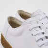 Men CamperLab Casual Shoes | White Leather Shoes For Men