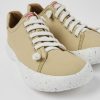 Men CamperLab Sneakers | Beige Textile Sneakers For Men