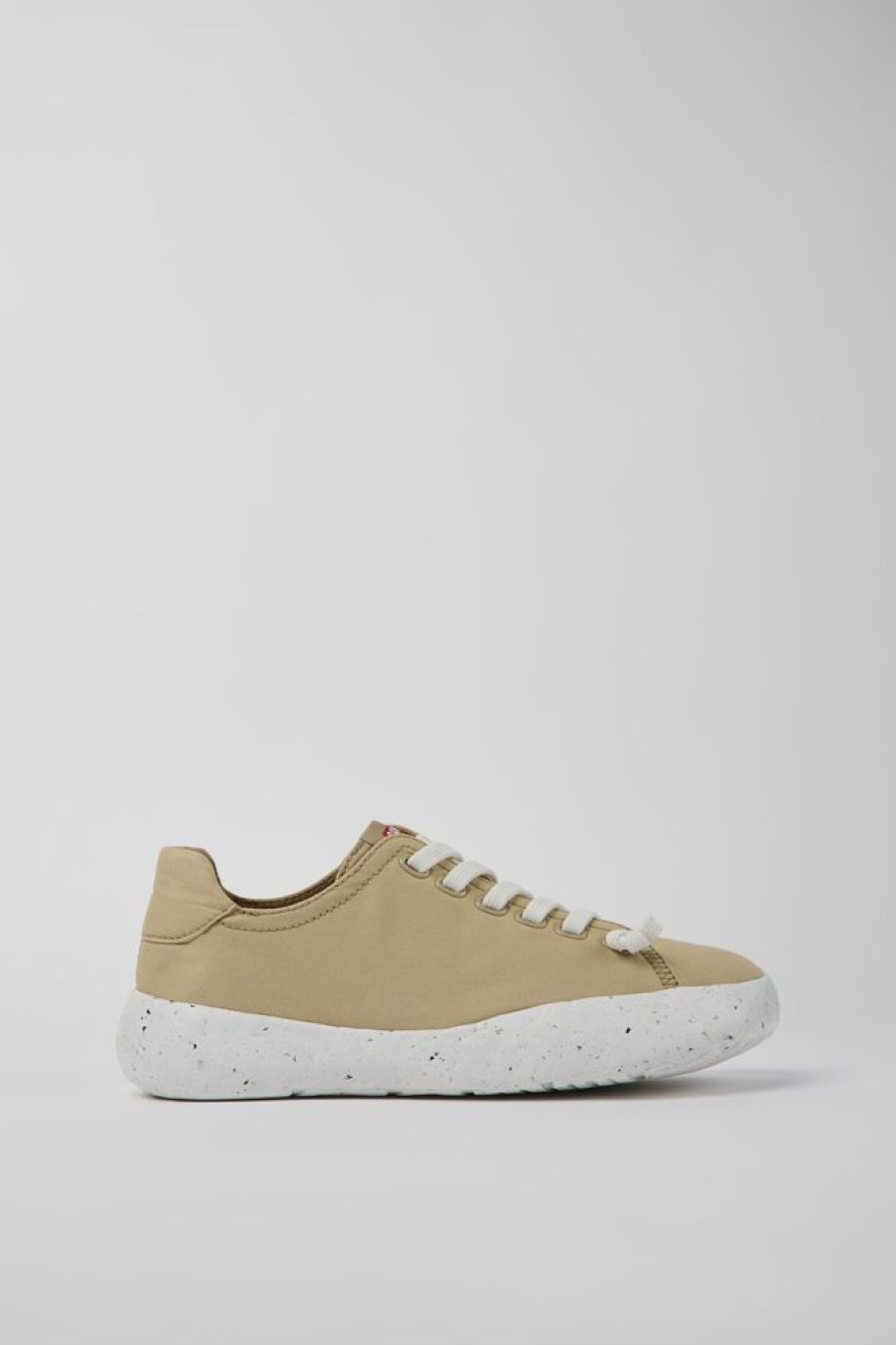 Men CamperLab Sneakers | Beige Textile Sneakers For Men