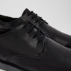 Men CamperLab Formal Shoes | Black Leather Blucher For Men