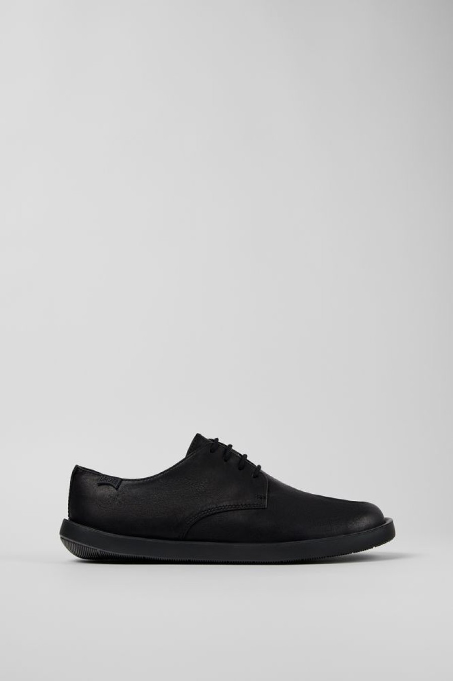 Men CamperLab Formal Shoes | Black Leather Blucher For Men