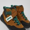 Kids CamperLab Sneakers | Nubuck And Textile Ankle Boots