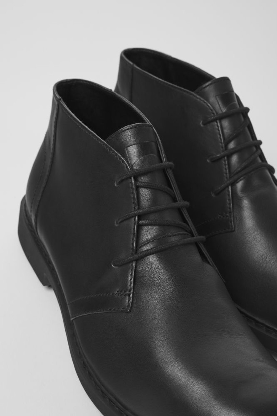 Men CamperLab Formal Shoes | Men'S Black Ankle Boot