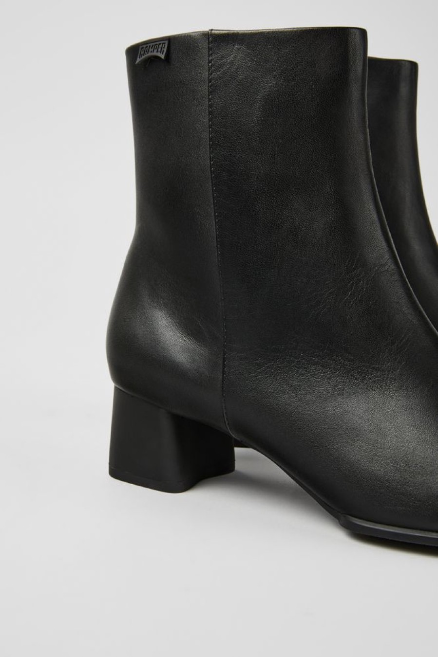 Women CamperLab Ankle Boots | Black Leather Ankle Boots