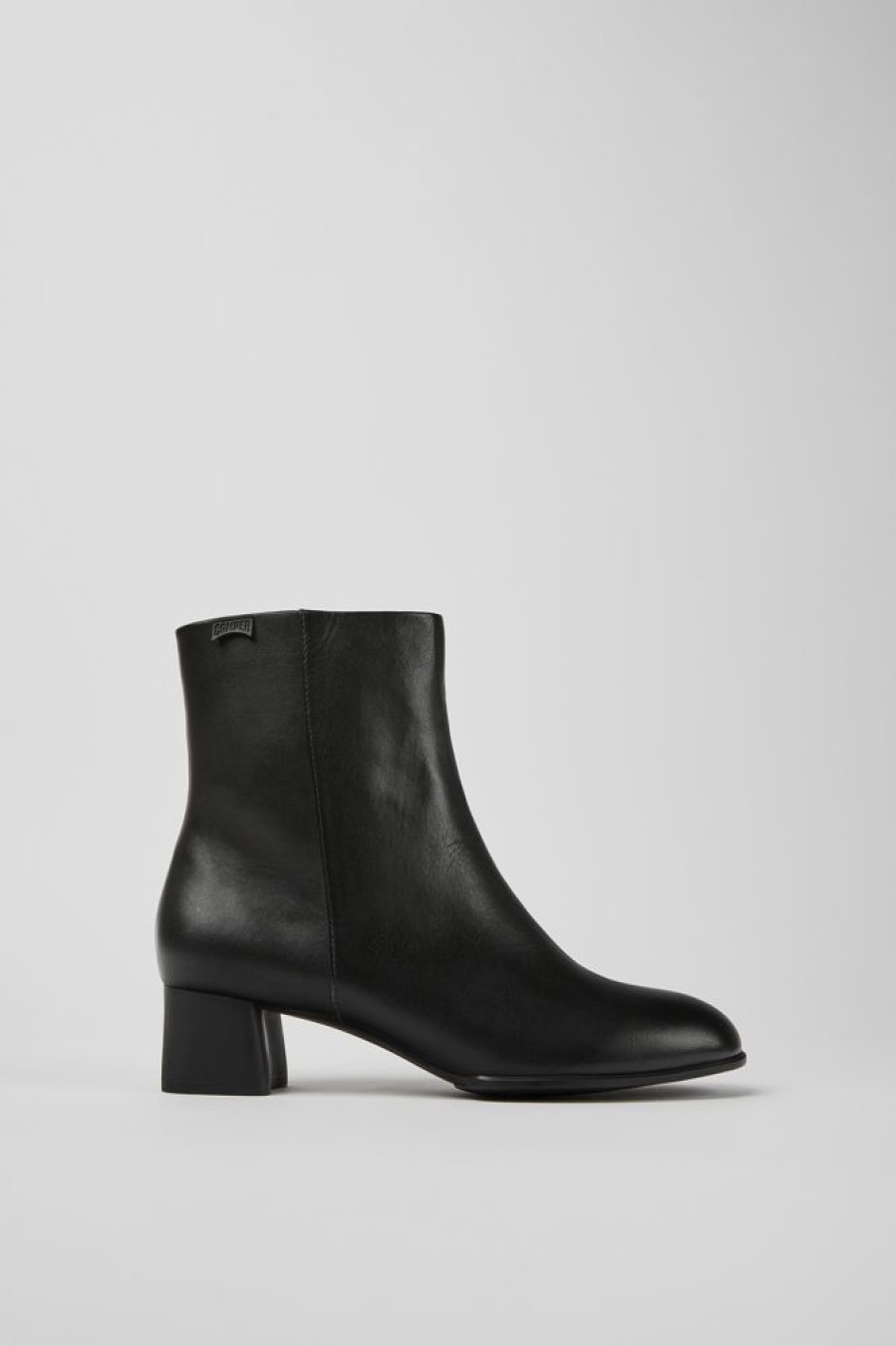 Women CamperLab Ankle Boots | Black Leather Ankle Boots