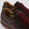 Women CamperLab Casual Shoes | Burgundy Leather Shoes For Women