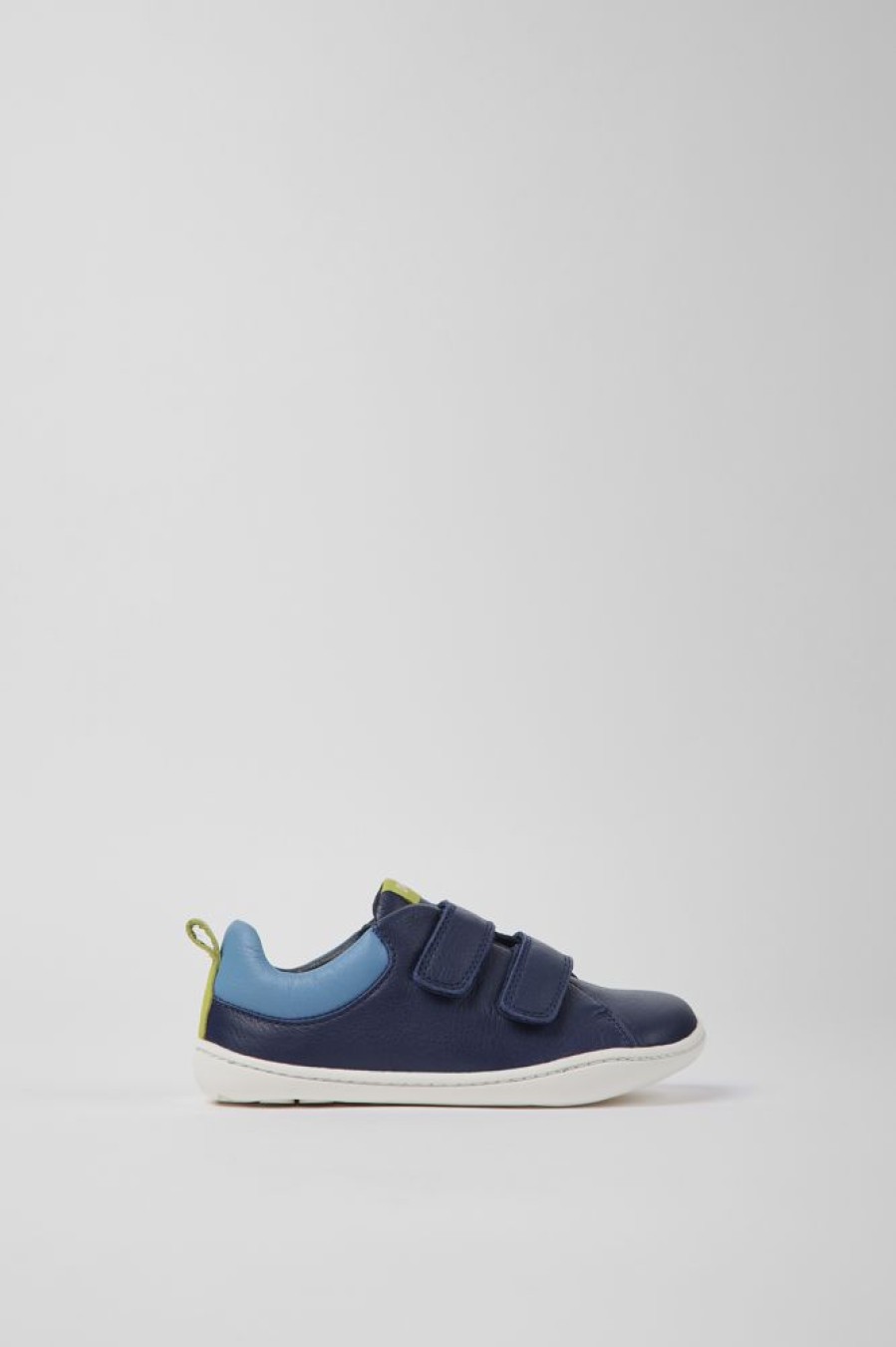 Kids CamperLab Sneakers | Blue Leather Shoes For Kids