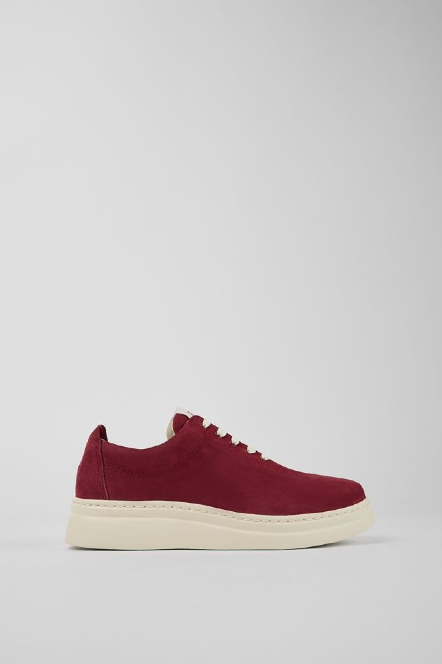 Women CamperLab Sneakers | Burgundy Nubuck Sneakers For Women