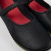 Women CamperLab Ballerinas | Black Leather Mary Jane For Women