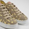 Men CamperLab Sneakers | Multicolored Nubuck And Leather Sneakers For Men