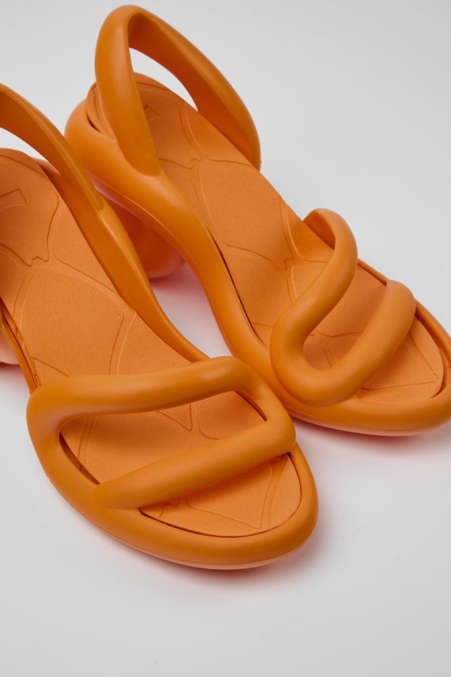 Women CamperLab Heels | Orange Unisex Sandals