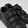 Kids CamperLab Sneakers | Black Leather And Nubuck Sneakers For Kids