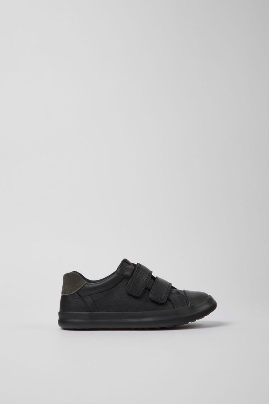 Kids CamperLab Sneakers | Black Leather And Nubuck Sneakers For Kids