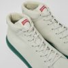 Men CamperLab Sneakers | White Non-Dyed Leather Sneakers For Men