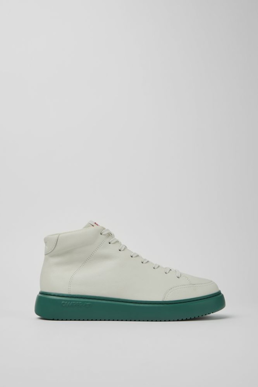 Men CamperLab Sneakers | White Non-Dyed Leather Sneakers For Men