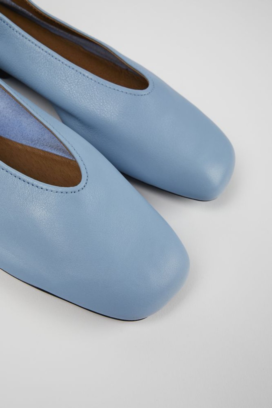 Women CamperLab Ballerinas | Blue Leather Ballerina For Women