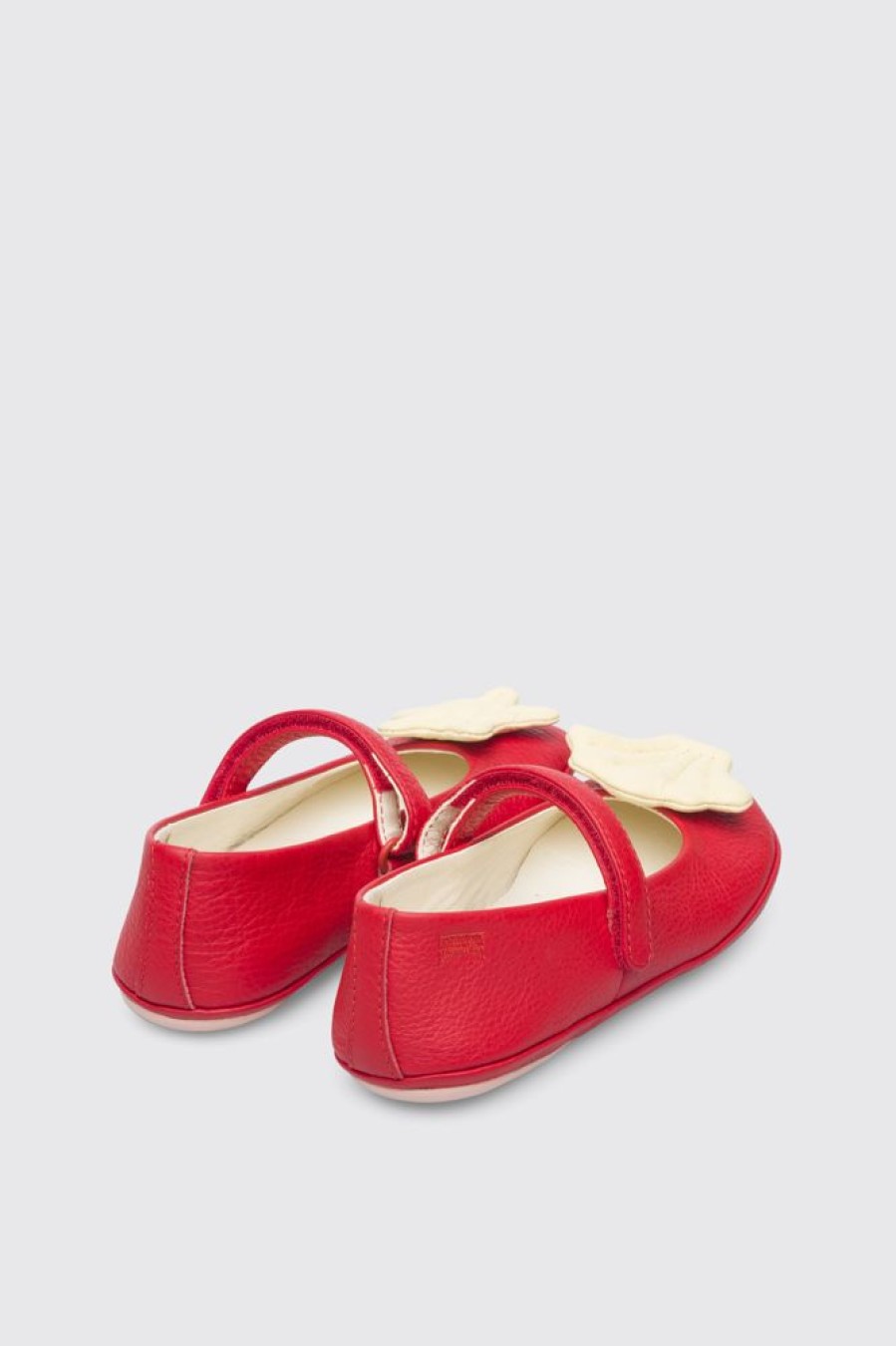 Kids CamperLab Ballerinas | Red Twins Ballerina Shoe For Girls