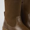 Kids CamperLab Boots | Brown Leather And Nubuck Boots For Kids