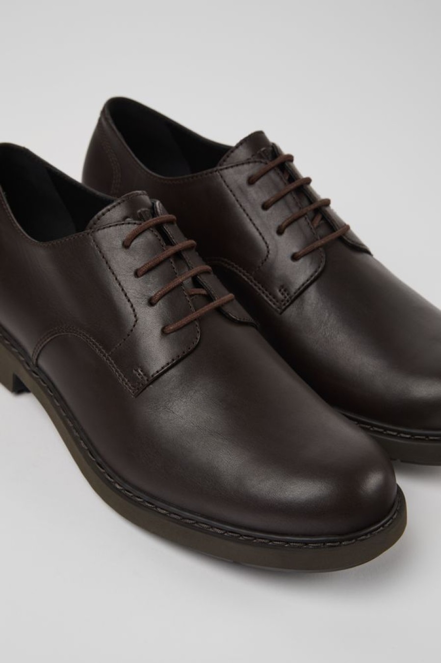 Men CamperLab Formal Shoes | Classic Men'S Brown Shoe