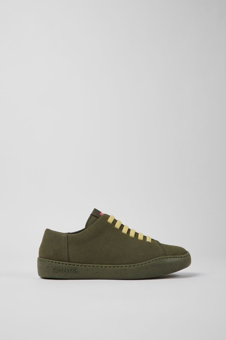 Women CamperLab Sneakers | Green Nubuck Sneakers For Women