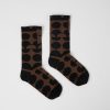 Men CamperLab Socks | Brown And Black Socks