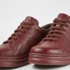 Women CamperLab Sneakers | Burgundy Leather Sneakers