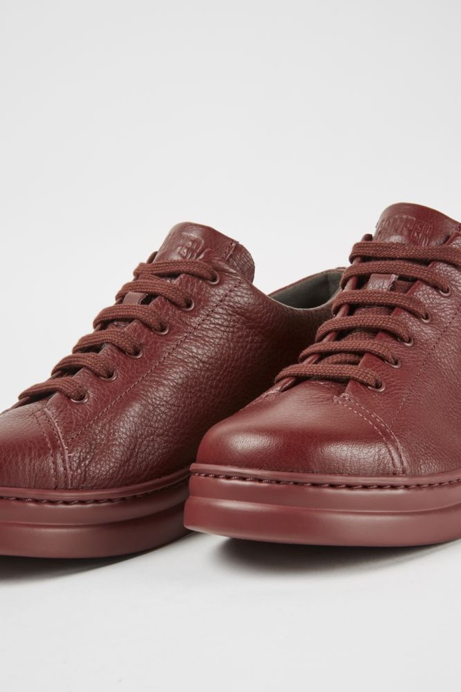 Women CamperLab Sneakers | Burgundy Leather Sneakers