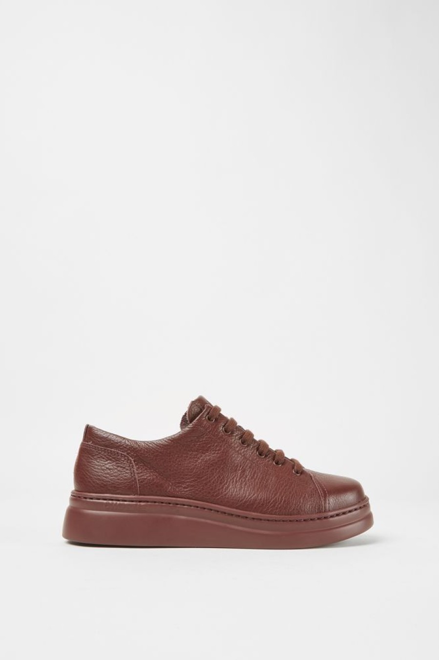 Women CamperLab Sneakers | Burgundy Leather Sneakers