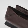 Women CamperLab Flat Shoes | Brown Leather Ballerinas For Women