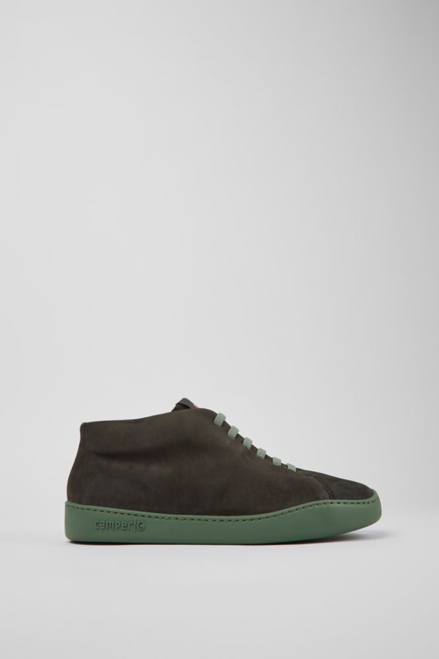 Men CamperLab Casual Shoes | Gray Nubuck Sneakers For Men