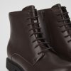 Women CamperLab Ankle Boots | Brown Leather Ankle Boots For Women