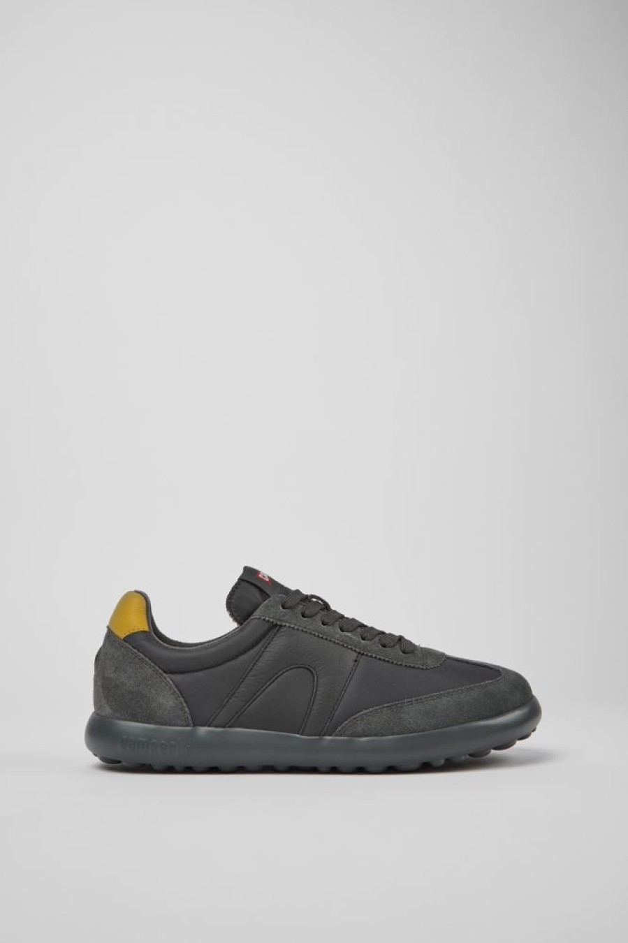 Men CamperLab Sneakers | Gray And Yellow Sneakers For Men