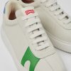 Women CamperLab Sneakers | White Leather Sneaker For Women