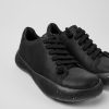 Women CamperLab Sneakers | Black Leather Sneakers For Women