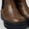 Kids CamperLab Boots | Brown Leather Chelsea Boots For Kids