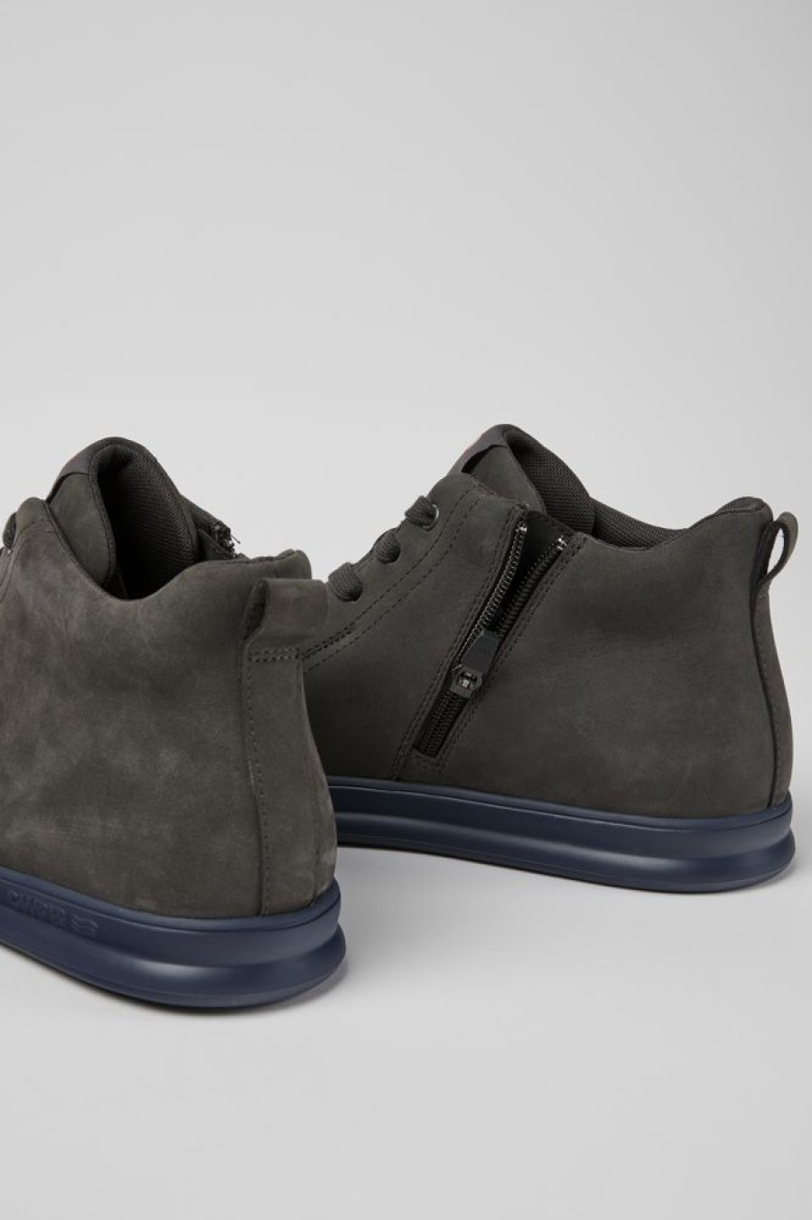 Men CamperLab Sneakers | Dark Grey Nubuck Sneakers