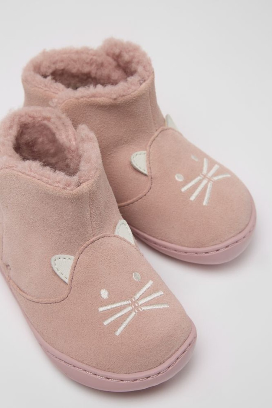 Kids CamperLab Boots | Pink Nubuck Boots