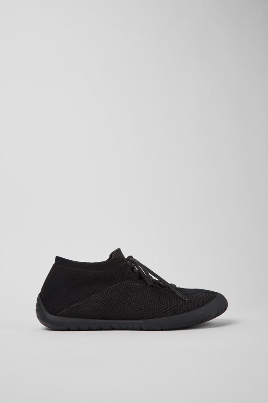 Men CamperLab Casual Shoes | Black Textile Sneakers For Men