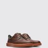 Men CamperLab Formal Shoes | Brown Lace Up Shoe For Men