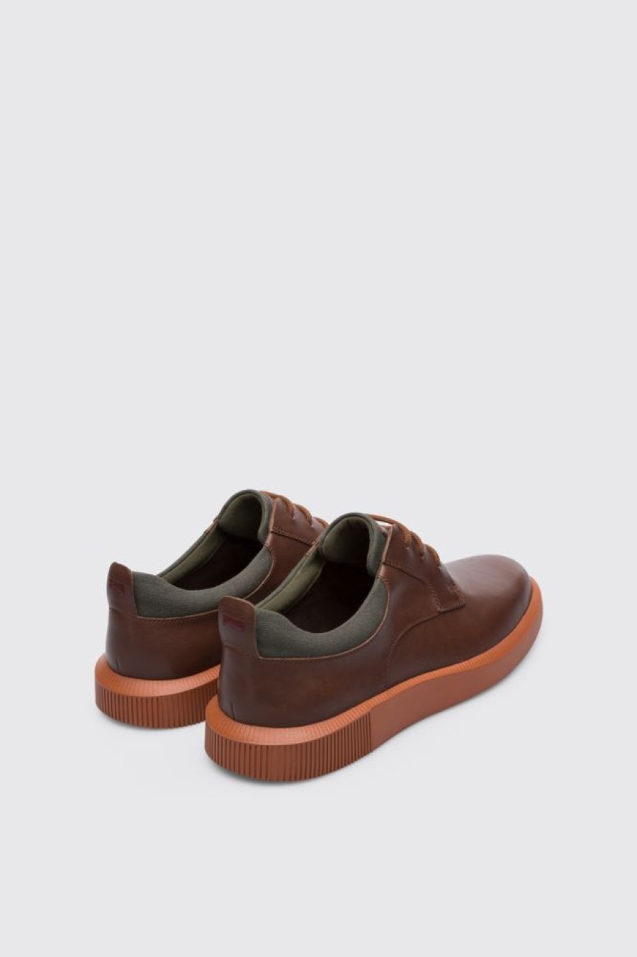 Men CamperLab Formal Shoes | Brown Lace Up Shoe For Men