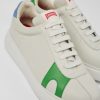 Men CamperLab Sneakers | White Leather Sneaker For Men