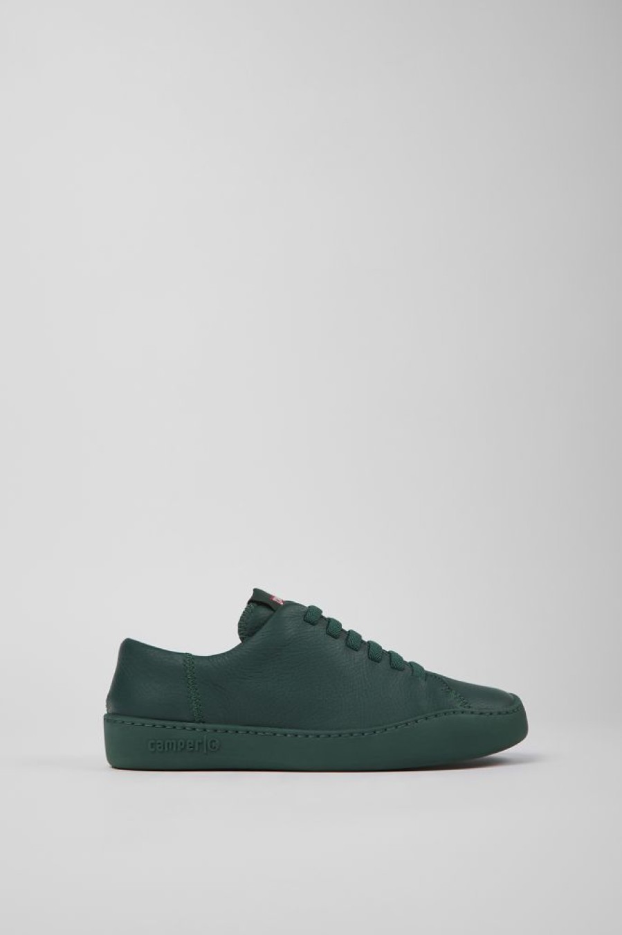 Women CamperLab Sneakers | Green Leather Sneakers For Women