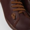 Women CamperLab Casual Shoes | Brown Leather Shoes For Women