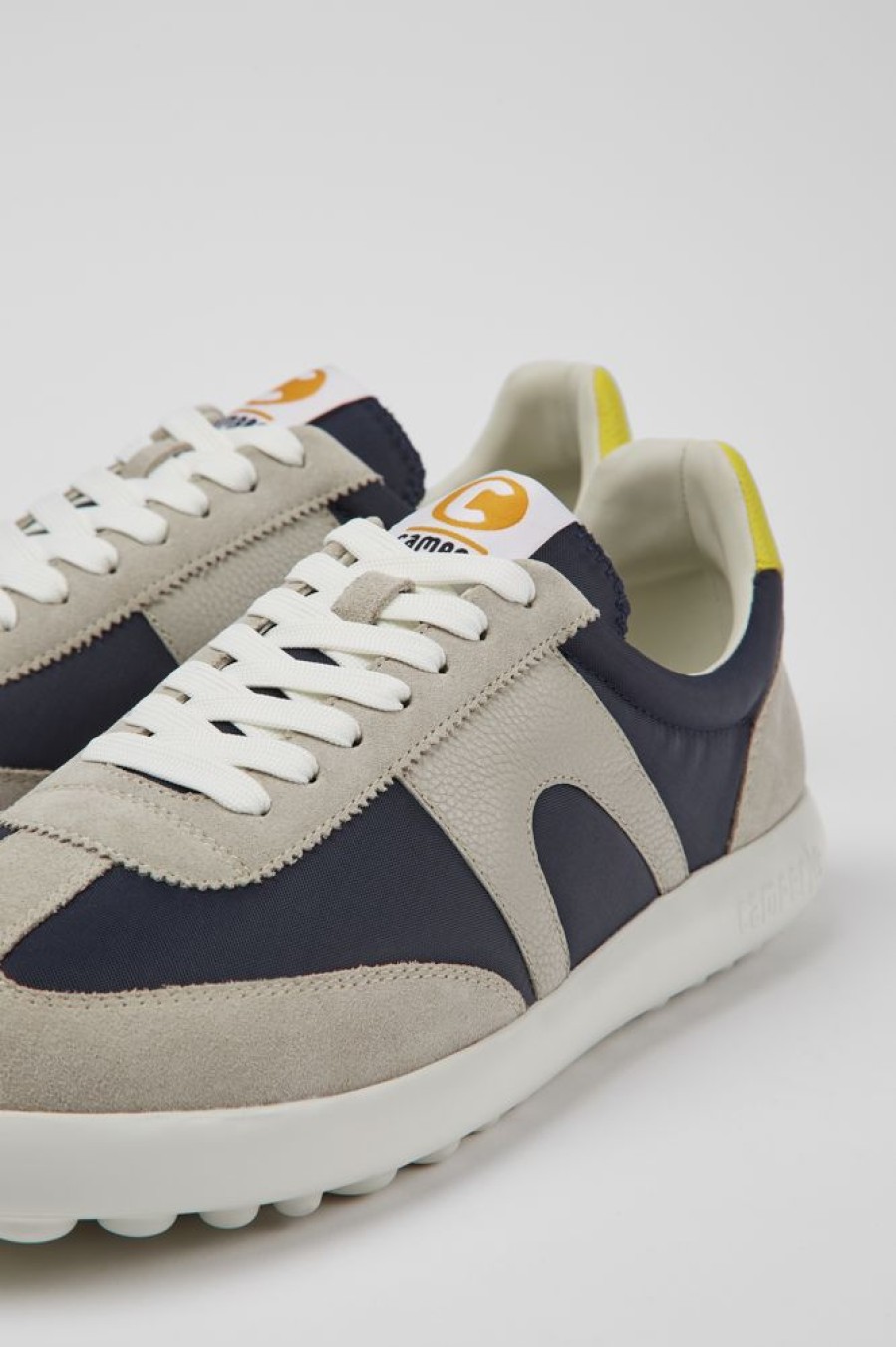 Men CamperLab Sneakers | Blue, Grey, And Yellow Sneakers For Men