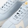 Women CamperLab Sneakers | Light Blue Leather And Suede Women'S Sneakers