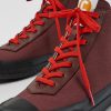 Women CamperLab Ankle Boots | Burgundy Womens' Boots