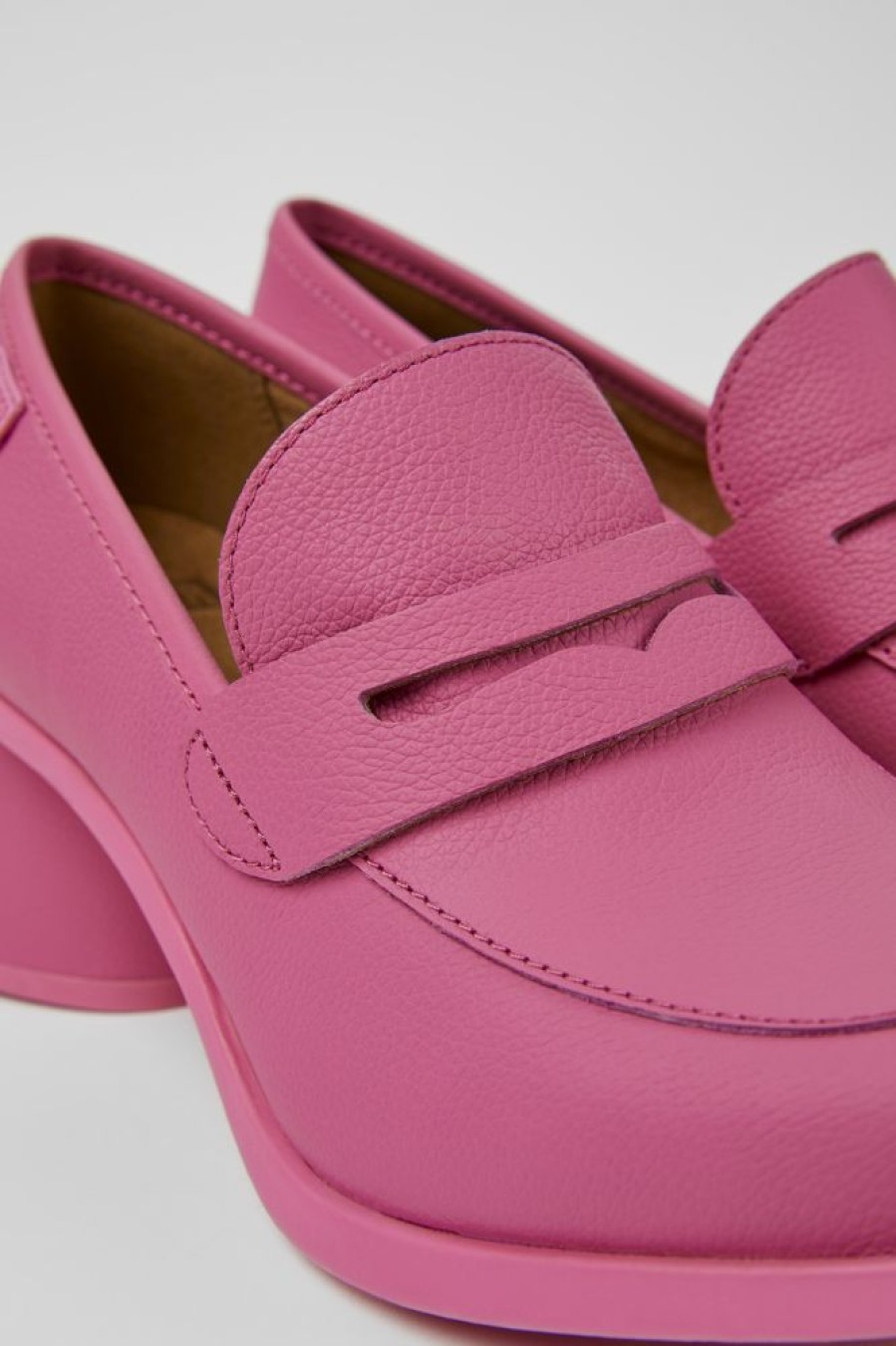 Women CamperLab Formal Shoes | Pink Leather Heels