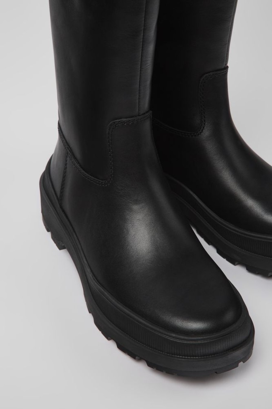 Women CamperLab Boots | Black Leather Boots For Women